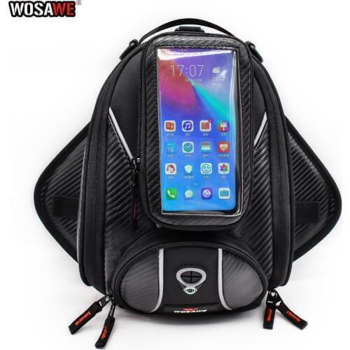 WOSAWE Motorcycle Bags Magnetic Tank Bag Motorcycle Phone Holder Cell Phone Case for Motorbike motorcycle Holder for iPhone X