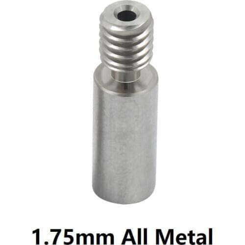 MEGA 1pc Dual Hotend J-head Throats Stainless Steel Heat Break Bore 4.1mm M6 for 1.75mm Filament 3D Printer Parts Extruder V6