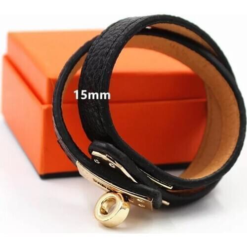 Fashion Brand Leather Bracelet Turnbuckle Men Women Bracelets High Quality Steel Titanium Colorful Lovers Bracelet