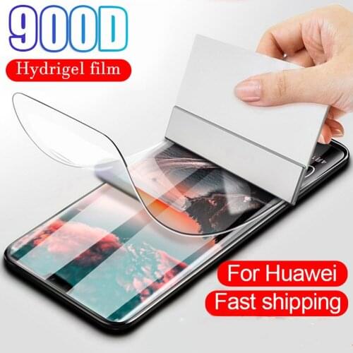 Soft full cover for huawei P20 pro lite hydrogel film phone screen protector for huawei P20 protective film Not Glass smartphone
