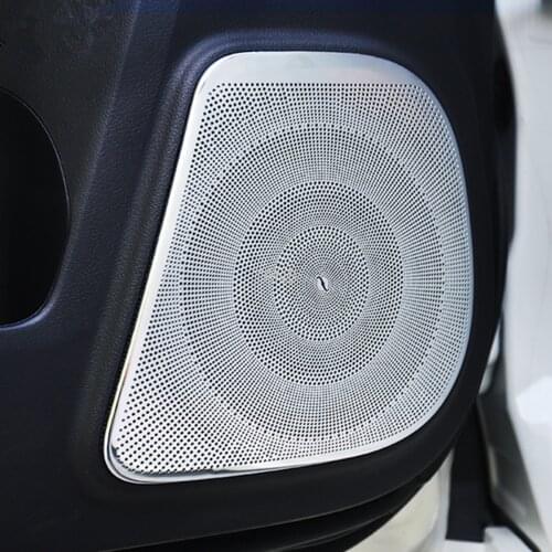 For Toyota Land Cruiser Prado 150 2010 2011 2012 2013 2014 2015 2016 2017 2018 2019 2020 Door Horn Speaker Trim Cover 4pcs/set