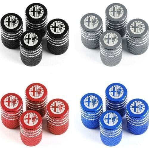 New Car Tire Wheel Valve Cap air cover For alfa romeo giulietta mito sportivo Giulia Stelvio Alfa 147 159