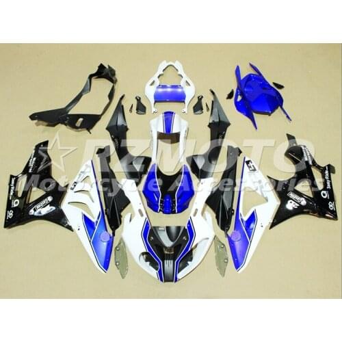 New ABS Whole Fairings Kit Fit For BMW S1000RR 2009 2010 2011 2012 2013 2014 09 10 11 12 13 14 Bodywork Set Blue White