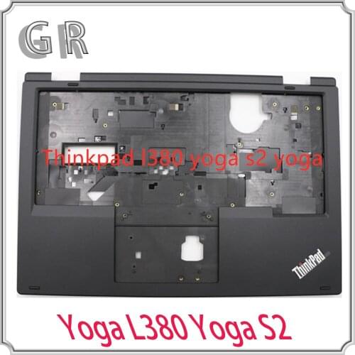 New original Top Cover Upper Case Without Camera Hole For Lenovo ThinkPad Yoga L380 Yoga S2 02DA297 460.0CT09.0003 -No FPR Black
