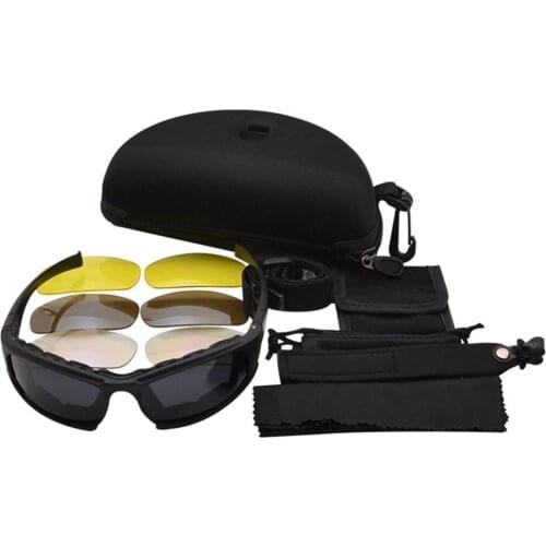 X7 Polarized Photochromic Tactical Glasses Military Goggles Army Sunglasses Men Shooting Eyewear Hiking Eyewear Detachable
