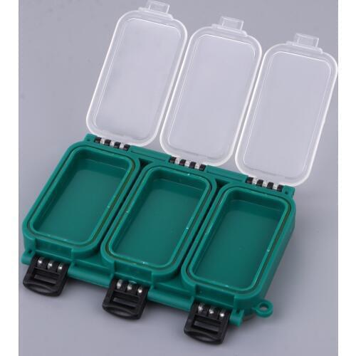 Plastic Fishing Tackle Box Lures Swivels Hook Baits Kit Large Storage