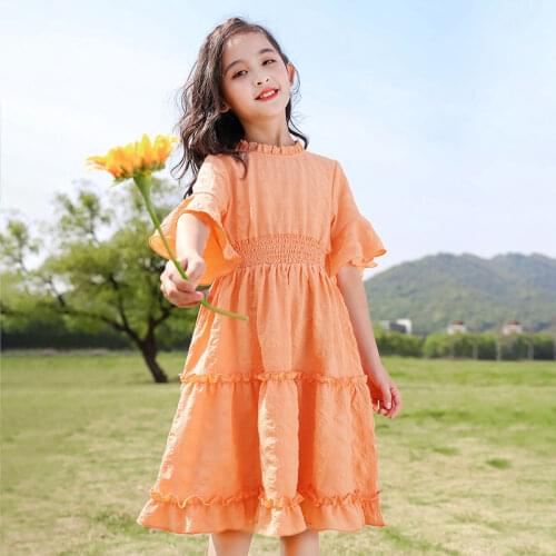 Summer New Dress for Girls Childrens Clothing 9 Sweet Lovely PrincessDresses 2 To12 Years Old Toddler Girls Summer Clothing2021