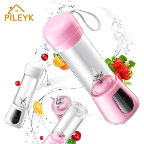 Portable Juicer Blender Machine Mini Processor Mixer Fruit Smoothie Personal Food Blenders Maker Juice Extractor Electric USB