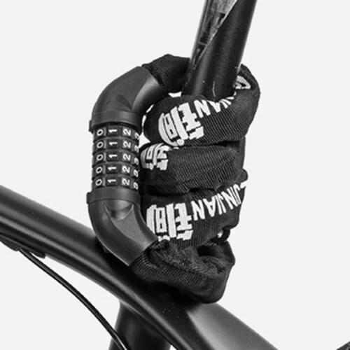 Widely Application with Keys Bicycle Lock Chain Lock Accessories for MTB