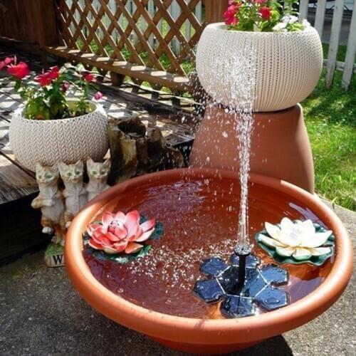 Mini Solar Powered Fountain Pump Water Floating Solar Water Pumps For Garden Pool Outdoor Decoration