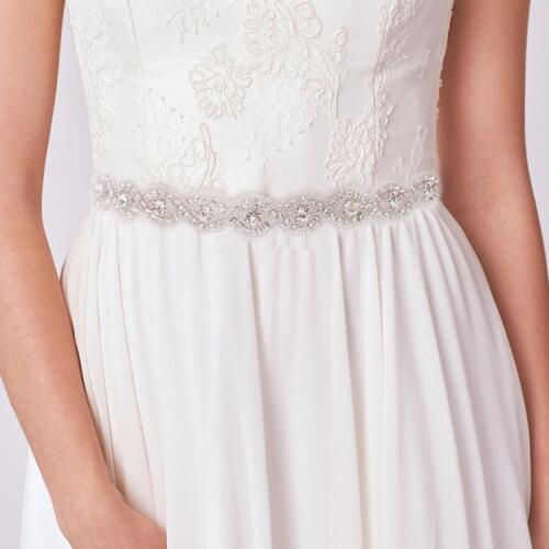 Bridal gown belt, wedding Sash, luxury diamond belt, Bride 's Sash, White Silver Gray wedding belts & sashes, Long ultrafine