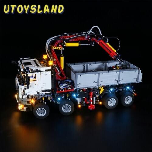 USB Powered LED Lighting Kit For high-tech Arocs 3245 42043 (LED Included Only, No Kit) Educational Toy For children Kids Adults