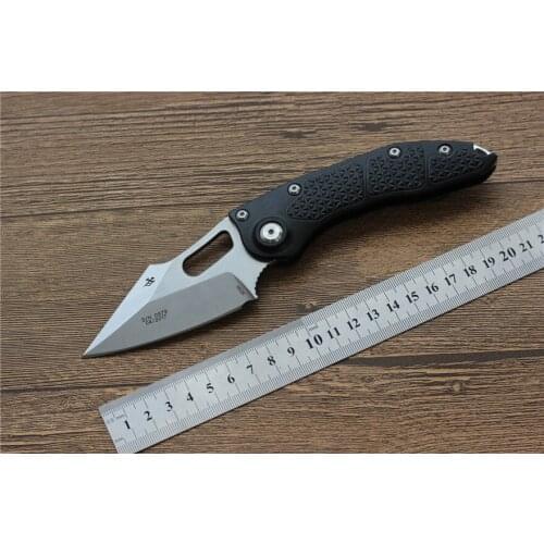 MIKER Fast open Tactical folding knife aviation aluminum alloy handle D2 blade Sharp outdoor portable pocket Survival knives