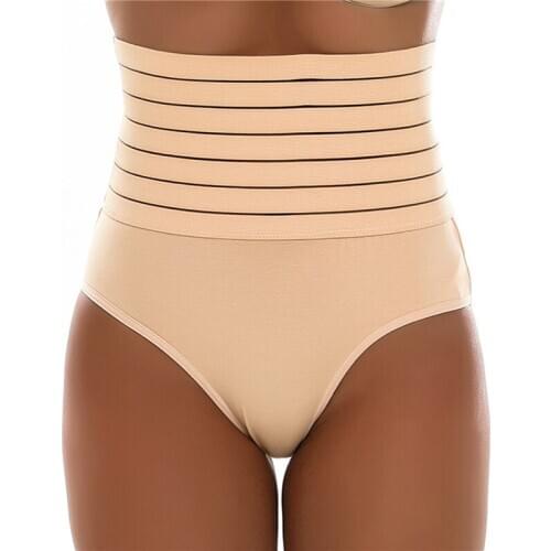 Womens High Waist Shaping Panties Breathable Body Shaper Slim Tummy Underwear Fashion Seamless Panties For Female Shapewear