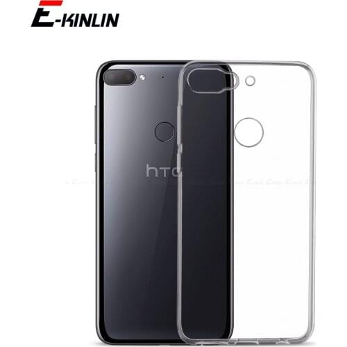 Ultra Thin Clear Soft Protective TPU Case For HTC Desire 21 20 Pro 19s 19 12s Plus Silicone Back Phone Cover