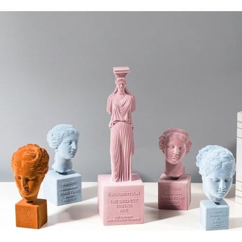 VENUS BUST HEAD PORTRAITS CREATIVE ART SCULPTURE STATUE RESIN CRAFTWORK OFFICE HOTEL LIVING ROOM DECORATION GIFT R114