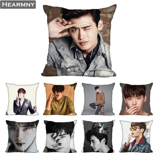 Lee Jong Suk Pillow Case For Home Decorative Pillows Cover Invisible Zippered Throw PillowCases 40X40,45X45cm