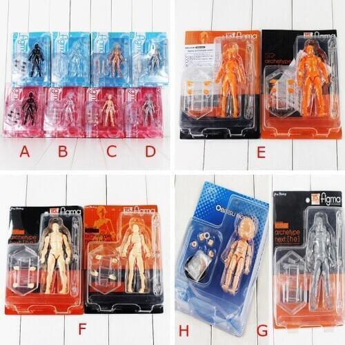 15 Styles Archetype Transparent Ver. She & He Doll PVC ACGN Action Figure Toys Brinquedos Body Kun Chan