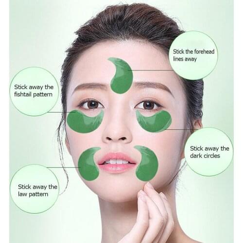30 Pairs per Box Seaweed Hyaluronic Acid Eye Mask Remove Natural Eye Age Eye Patches Dark Wrinkl Bag Moisturizing Circles A H9I5