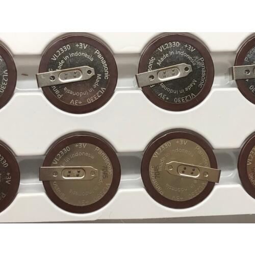 10pcs/lot New Original For Panasonic VL2330/HFN 3V 2330 Rechargeable lithium battery coin batteries cell for car key button
