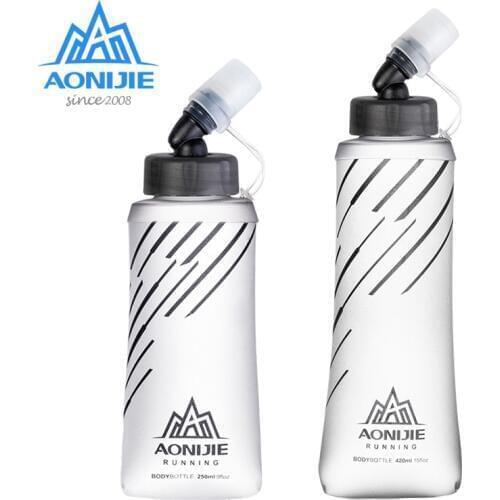 Aonijie BPA Free Soft Flask Water Bottle Foldable Hydration Water Bladder For Running Marathon Cycling Trail Running SD21