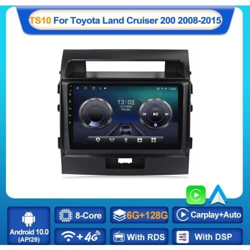 MEKEDE Android 10 Car radio FOR Toyota Land Cruiser 11 200 2008-2015 LC200 k3 k5 navigation audio autoradio no 2 DIN android DVD