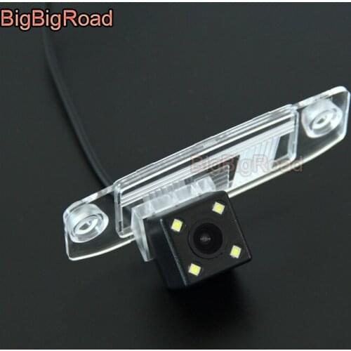 BigBigRoad Car Back up Reverse Camera For KIA Carens UN Rondo Rondo7 Ceed ED 2006~2013 Car Rear View Camera HD CCD NIGHT VISION