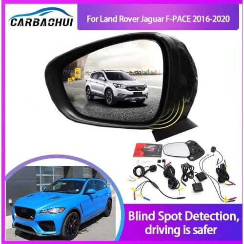 For Land Rover Jaguar F-PACE 2016-2020 BSD Blind Spot Monitoring System 24GHZ Millimeter Waves Radar Mirror LED Light Warning