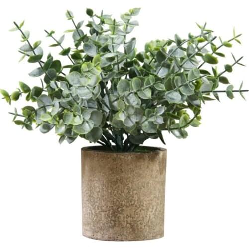 Potted Plants Tabletop Decorations Faux Yellow Lemons Fruits Tree Green Home Desktop Mini Accessories Artificial Plant