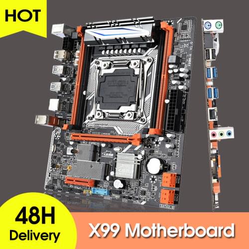 JINGSHA X99 Desktop Motherboard LGA 2011-v3 E5 CPU DDR4 Server memory Supports 2678V3 2620 V3 support SSD M.2 SATA 3.0 M.2 WIFI