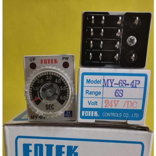 MY-6S-4P-24VDC brand new original imported Taiwan FOTEK timer