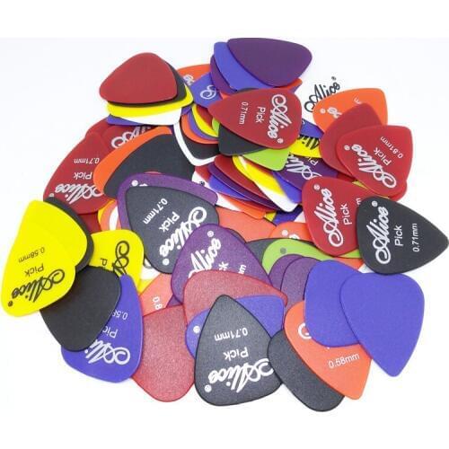 10 Piece Acoustic Electric Guitar Picks Plectrum Various Colors 6 thickness 0.58/0.71/0.81/0.96/1.20/1.50 mm Ukulele Accessorie