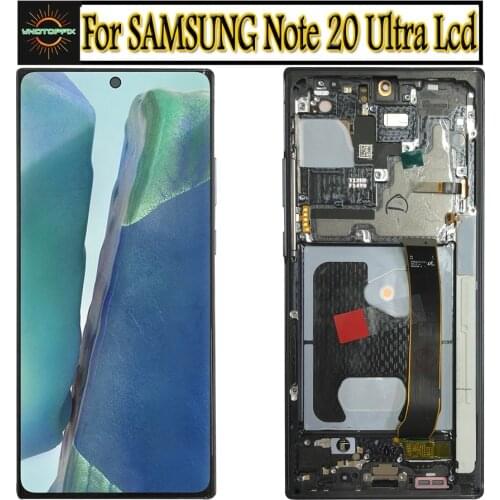 SUPER AMOLED Note 20 Ultra LCD For Samsung Galaxy Note20 Ultra display SM-N985F, SM-N985F/DS 5G n986b LCD Touch Screen Digitizer