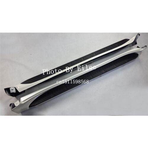 High quality FIT FOR Toyota Land Cruiser LC200 FJ200 2008 2009 2010 2011 2012 2013 2014 aluminium running board side step bar