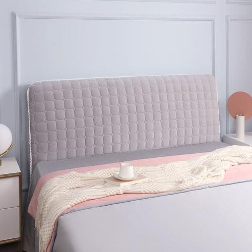 High Elasticity Bedding Headboard Cover Dustproof Bedside Cover Bed Head Thickening Quilted Bedspread on The Bed King Queen Size