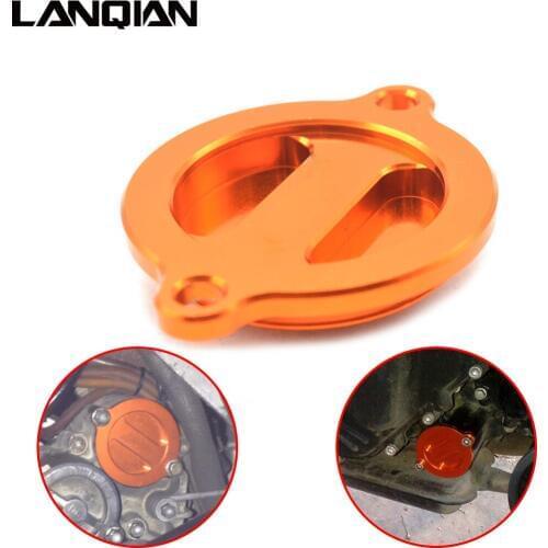 High Quaity Motorcycle CNC Engine Oil Filter Cover Cap for 125 200 390 2012-2018 Motorcycle Accessories