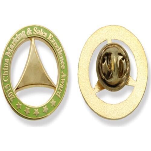 Factory Outlet Premium Logo Jersey Back Butterfly Cutout Plated Coins