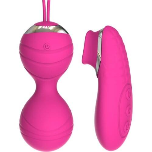 Female Wireless Remote Vibrator Sex Toys for Woman Kegel Balls Vaginal Balls Ben Wa Balls Kegel Simulator Vaginal Chinese Balls