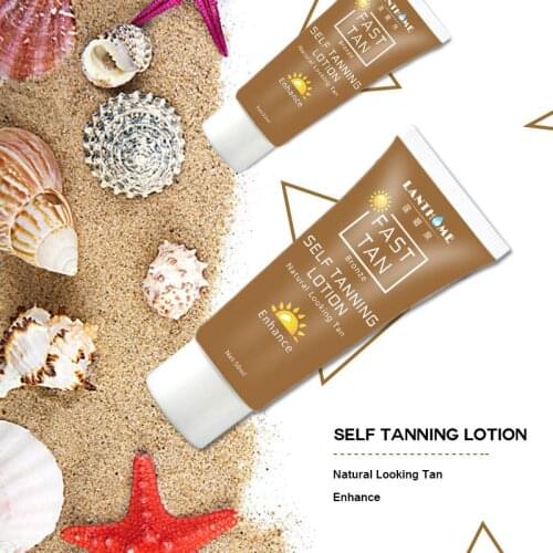 50ml Bronzed Tanning cream Women Body Beauty Natural Self Tanning Lotion Cream Tanned Body Self Tanners Skin Care Cosmetic TSLM1