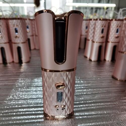 Wireless Automatic Hair Curler Iron Cordless Curling Iron Automatic Rotating Cordless Curling Iron Auto Curler Hair Curling Iron