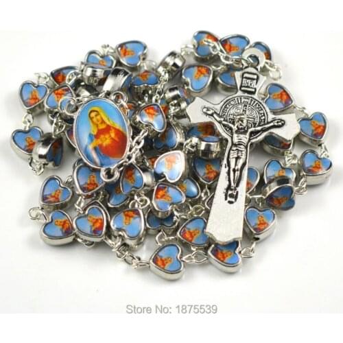 Immaculate-Heart-of-Mary Alloy bead catholic rosary