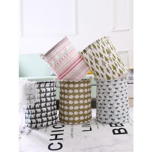 Large capacity foldable laundry hamper Waterproof storage bucket Childrens toy storage bag