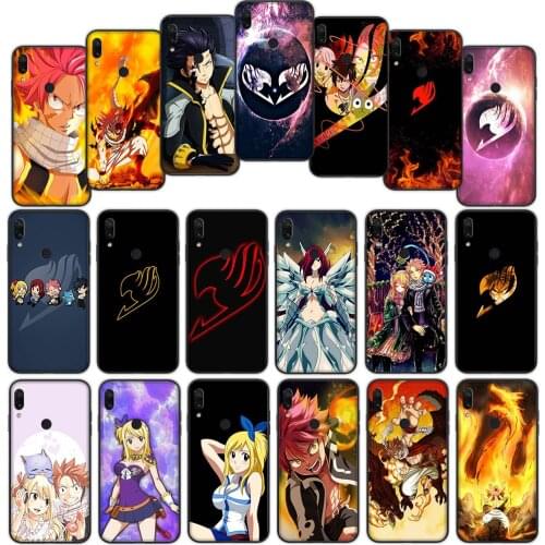 Anime Manga Fairy Tail Soft Cover Case for Xiaomi Redmi Note 6 7 9 SE 6A 7A 8A 9A K20 K30 Pro