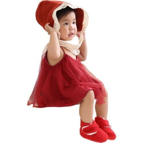 Baby Cozy Fleece Booties, Unisex Infant Slippers Crib Shoes with Non Slip Bottom for Boys Girls