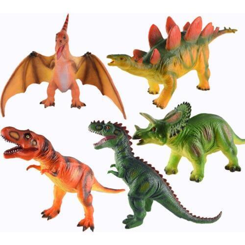 Dinosaur Tyrannosaurus Rex Stegosaurus Triceratops Animal Figures Static Model Tyrannosaurus Stegosaurus Pterosaur