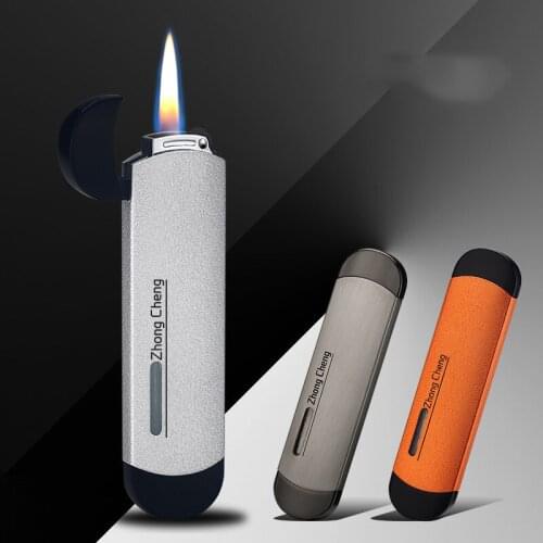 Arc Grinding Wheel Open Flame Butane Filled Lighter Mecheros Originales Encendedor Soplete Briquet Chalumeau Gas Cool Lighter