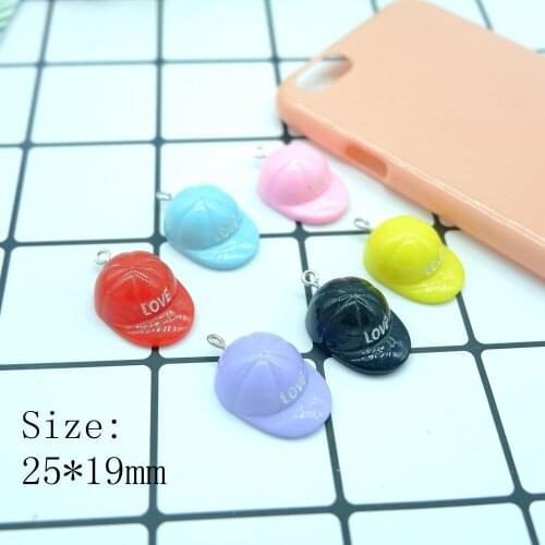 Kawaii Hat Charms Pendants for DIY decoration bracelets necklace earring key chain Jewelry Making