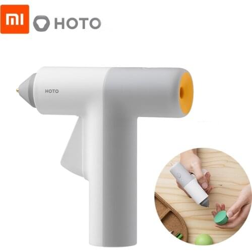 HOTO Hot Melt Glue Gun 4V Lithium Battery Cordless Glue With Glue Stick 125mm Long Home DIY Tools Hand Craft Tools