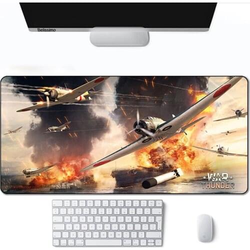 Mouse pad Game War Thunder Computer Laptop Anime Keyboard Mouse Mat Large Mousepad Keyboards Gamers Decoracion Desk Mat For CSGO