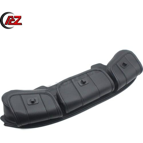 Motorcycle Front Frame Windshield Bag Saddle 3 Pouch Pocket Case Suit for Harley Davidson Touring 1996-2013 Bags Parts